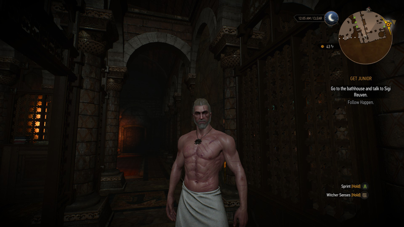 It’s hard not to get caught up when Geralt gets shirtless so much, tbh...